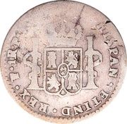 ⅛ Dollar (Counterstamped) - Reverse