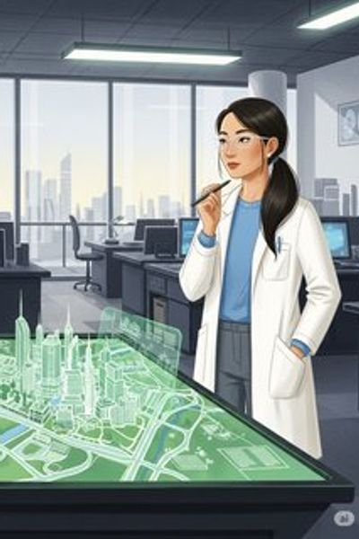 The City of Tomorrow educational story for 7-12 years children in English featuring inspiring themes