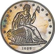 1 Dollar "1838 Gobrecht Dollar" (Pattern) - Obverse