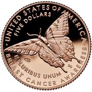 5 Dollars (Breast Cancer Awareness) - Reverse
