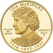 10 Dollars (Ida McKinley; Bullion Coinage) - Obverse