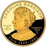 10 Dollars (Caroline Harrison; Bullion Coinage) - Obverse