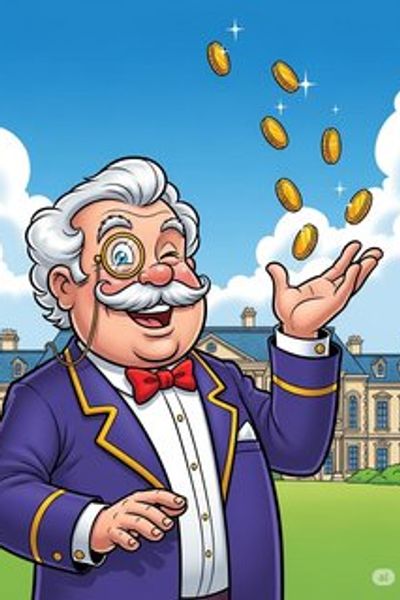 Bartholomew Bigbucks and the Generosity Tax educational story for 18+ years children in English featuring humorous themes