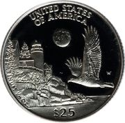 25 Dollars "American Platinum Eagle" (Bullion Coinage) - Reverse