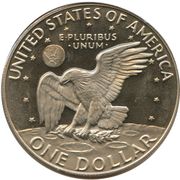 1 Dollar "Eisenhower Dollar" - Reverse