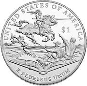 1 Dollar (Mark Twain) - Reverse