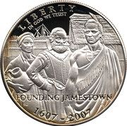 1 Dollar (Jamestown 400th Anniversary) - Obverse