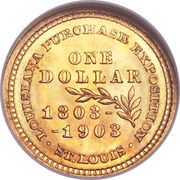 1 Dollar (Thomas Jefferson) - Reverse