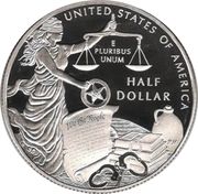 ½ Dollar (U.S. Marshals Service 225th Anniversary) - Reverse