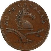 ½ Penny - Copper - Obverse
