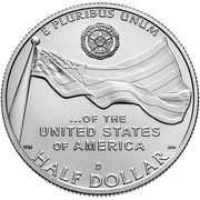 ½ Dollar (American Legion 100th Anniversary) - Reverse