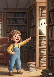 The Ghost and the Friendship Stone fantasy story for 3-6 years children in English featuring warm themes