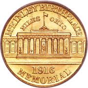 1 Dollar (McKinley Birthplace Memorial) - Reverse