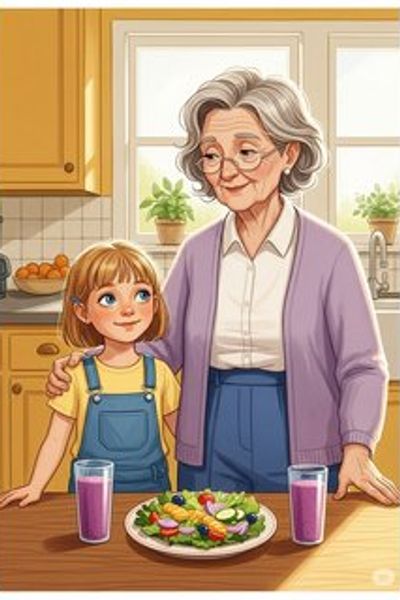 Pippa and the Superhero Meal educational story for 3-6 years children in English featuring warm themes