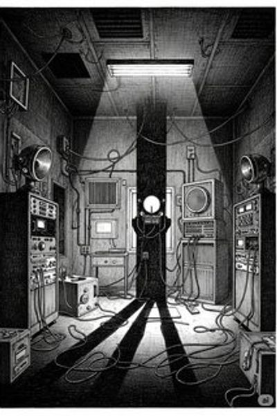 真夜中の放送室 mystery story for 13-18 years children in Japanese featuring suspenseful themes