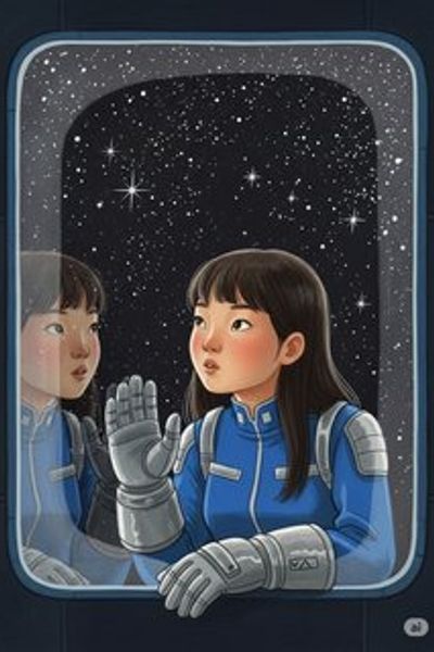 Nova and the Stardust Drifter sci-fi story for 7-12 years children in English featuring exciting themes