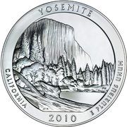¼ Dollar "Washington Quarter" (Yosemite National Park - Silver 5 oz Bullion) - Reverse