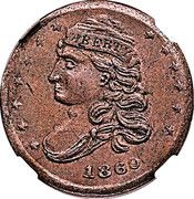 1 Cent - Civil War Token (Liberty Head Copper Mine) - Obverse