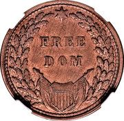 Civil War Patriotic Token - Abraham Lincoln - Reverse