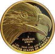 100 Dollars (American Liberty High Relief) - Reverse