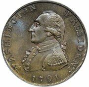 1 Cent (Large Eagle) - Obverse