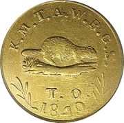 5 Dollars - Oregon Exchange Company - Obverse