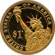 1 Dollar (Abraham Lincoln) - Reverse