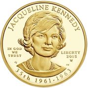 10 Dollars (Jacqueline Kennedy; Bullion Coinage) - Obverse