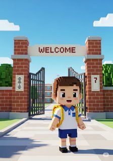 威威的第一天 daily life story for 3-6 years children in Chinese featuring warm themes