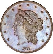 50 Dollars "Half Union" (Pattern; copper) - Obverse