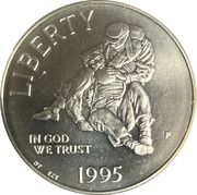 1 Dollar (Civil War Battlefield) - Obverse