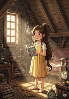 Mia's Magical Interests fantasy story for 3-6 years children in English featuring warm themes