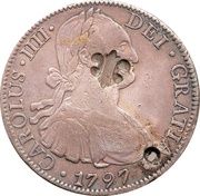 1 Dollar (Counterstamped) - Obverse