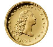 1 Dollar (Flowing Hair) - Obverse