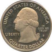 ¼ Dollar "Washington Quarter" (Grand Canyon, Arizona) - Obverse