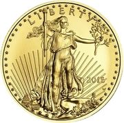 5 Dollars "American Gold Eagle" (Bullion Coinage) - Obverse