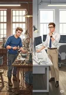 The Spark and The System educational story for 7-12 years children in English featuring tense themes