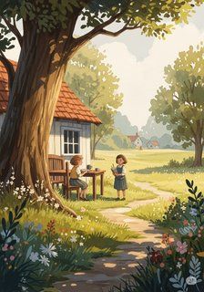 ハル先生と正しい広告のひみつ educational story for 7-12 years children in Japanese featuring warm themes