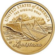 1 Dollar (American Innovation - Louisiana) - Reverse