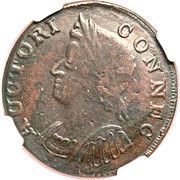 Copper "Mailed Bust Facing Left" - Obverse