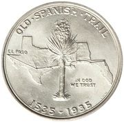 ½ Dollar (Old Spanish Trail) - Reverse
