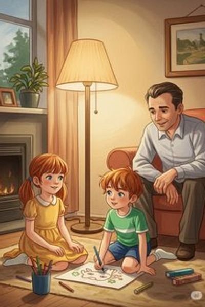 Time Together, Heart Together daily life story for 3-6 years children in English featuring warm themes