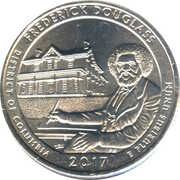 ¼ Dollar "Washington Quarter" (Frederick Douglass National Historic Site, District of Columbia) - Reverse