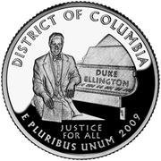 ¼ Dollar "Washington Quarter" (District of Columbia - Silver Proof) - Reverse