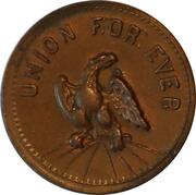 Horrors or War / Blessings of Peace Civil War Token - Reverse