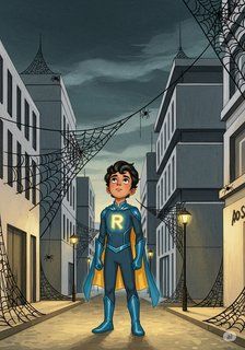 رادین و هیولاهای عنکبوتی fantasy story for 7-12 years children in Persian featuring exciting themes