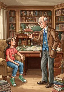 Elara's Atlas of Wonders educational story for 7-12 years children in English featuring warm themes