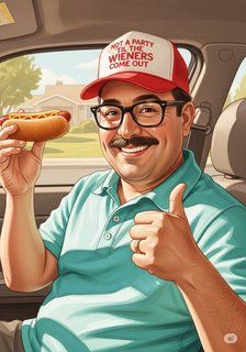 The Quest for the Perfect Wiener comedy story for 3-6 years children in English featuring humorous themes