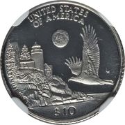 10 Dollars "American Platinum Eagle" (Bullion Coinage) - Reverse
