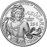 25 Cents "Washington Quarter" (Celia Cruz) - Reverse